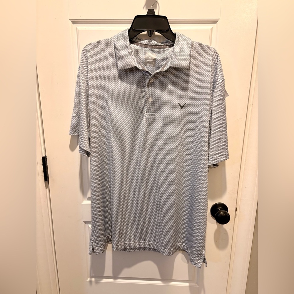 Callaway Men's Gray opti-dry Polo golf Shirt